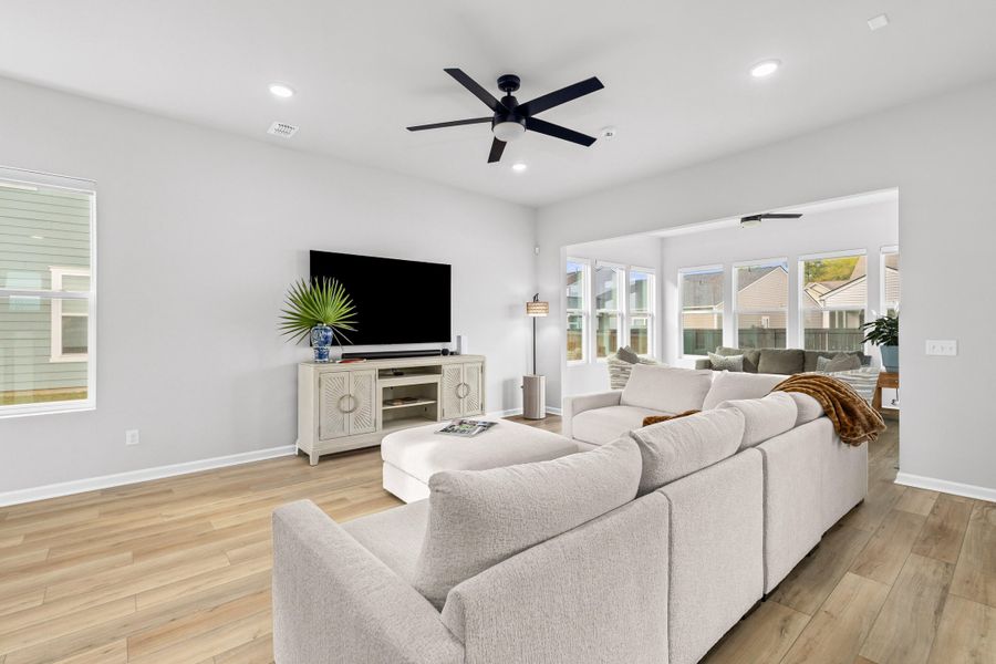 Furnished interior view inside a new home in , Charleston (Image 21).