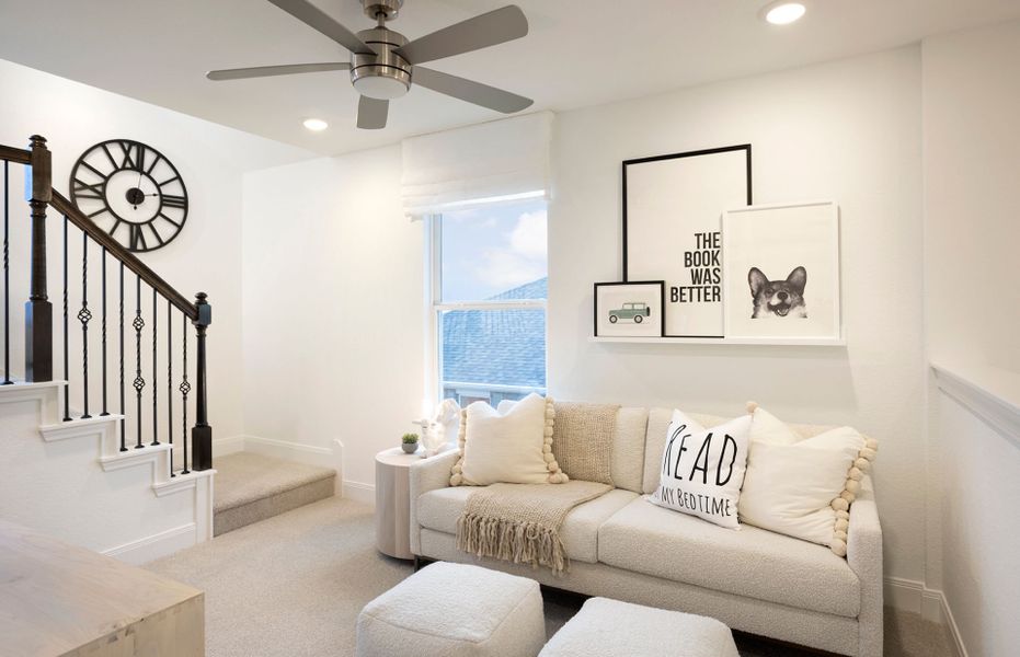 Representative furnished interior of a home built from the Nelson by Pulte Homes in Crosswinds, Kyle (Image 9). Representative furnished interior of a home built from the Nelson by Pulte Homes in Crosswinds, Kyle (Image 9).