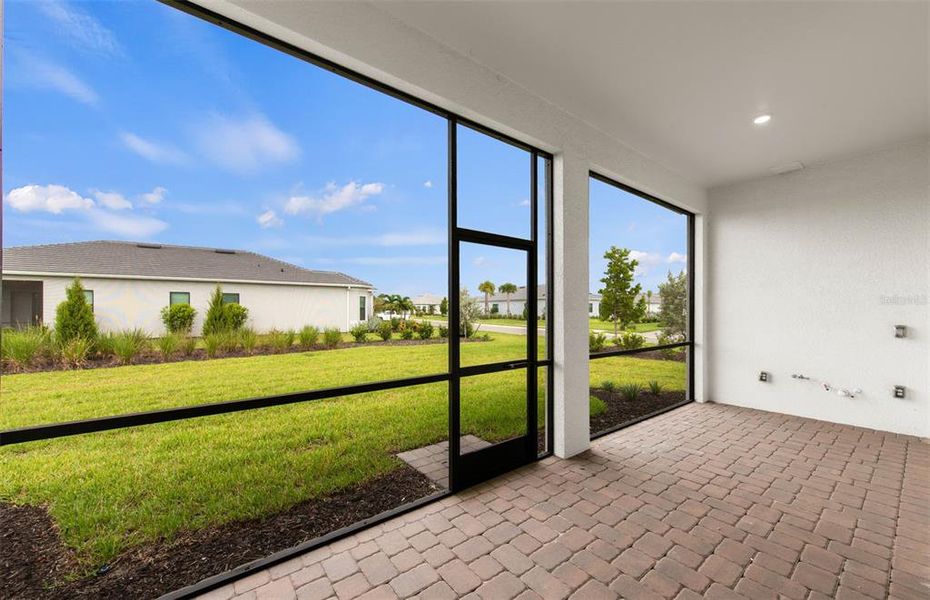 Exterior details and patio area of a home in Del Webb Catalina, Lakewood Ranch (Image 4). Exterior details and patio area of a home in Del Webb Catalina, Lakewood Ranch (Image 4).