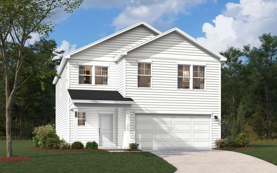 Representative exterior photo of a completed home built from the Frazier by Stanley Martin Homes in Essence at Bent Creek Village, Thomson, GA (Image 42). Representative exterior photo of a completed home built from the Frazier by Stanley Martin Homes in Essence at Bent Creek Village, Thomson, GA (Image 42).