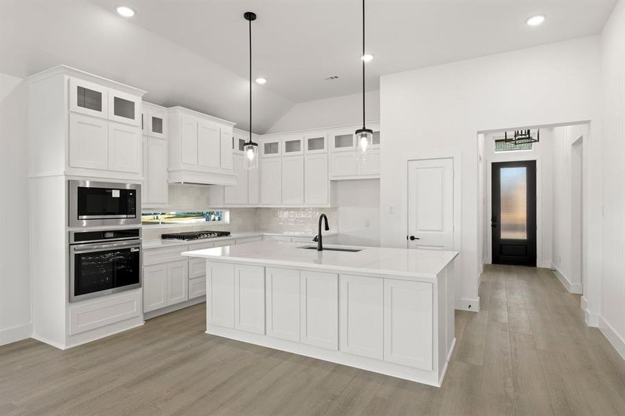 Furnished interior view inside a new home in Valencia on The Lake, Little Elm (Image 9).