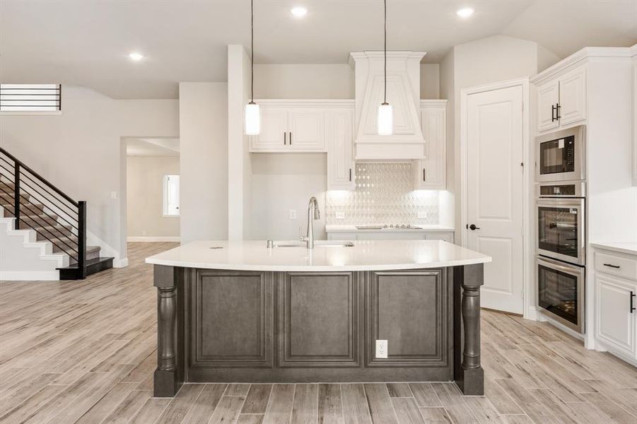Furnished interior view inside a new home in Hayes Crossing, Midlothian (Image 8).