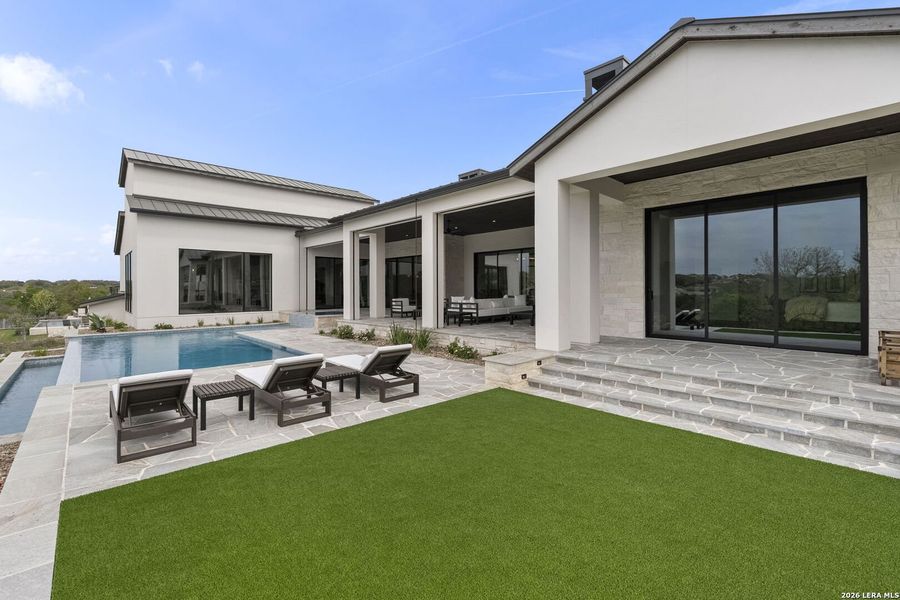 Exterior details and patio area of a home in , Boerne (Image 22).