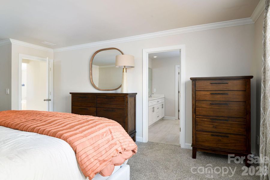 Furnished interior view inside a new home in , Mocksville (Image 8).