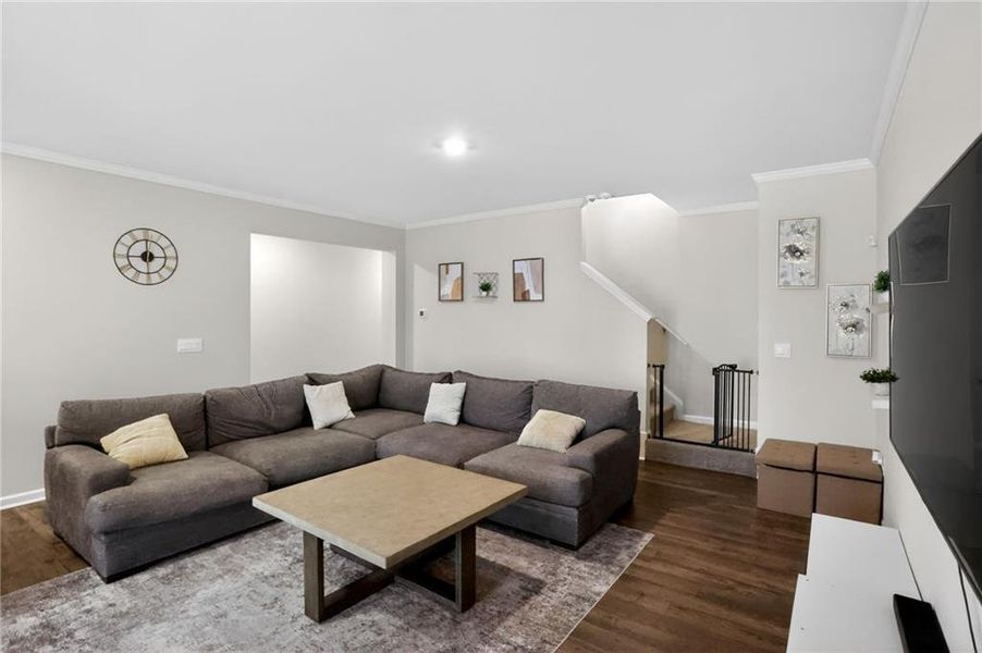 Furnished interior view inside a new home in , Buford (Image 7).