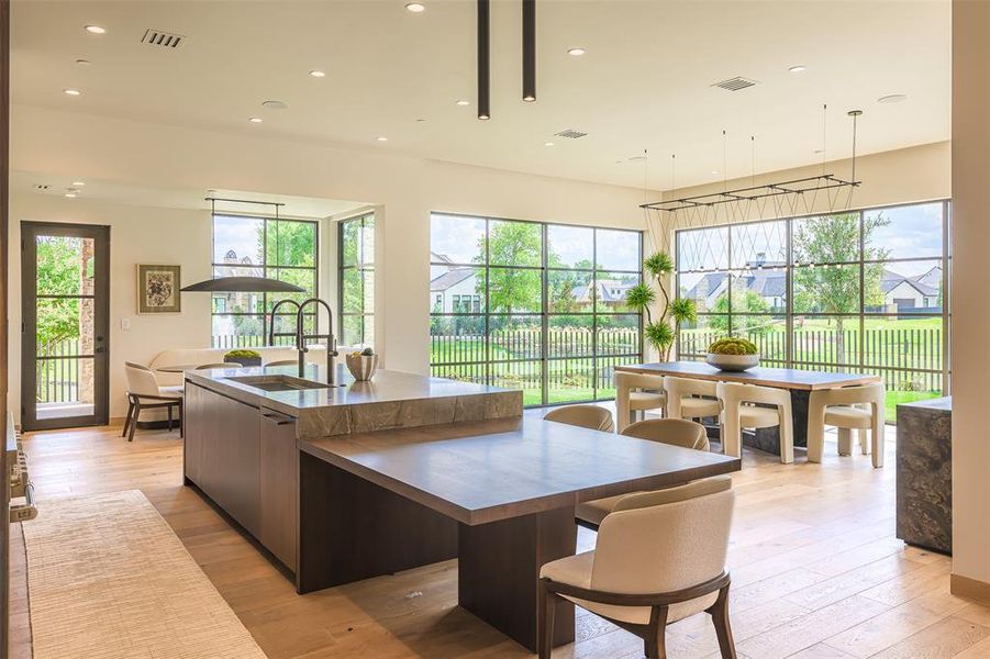 Furnished interior view inside a new home in , Southlake (Image 5).