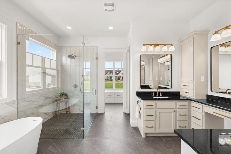 Furnished interior view inside a new home in , Snook (Image 19).