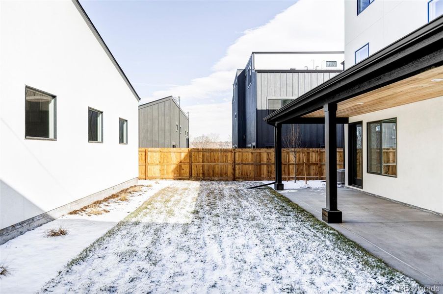 Exterior details and patio area of a home in , Denver (Image 26). Exterior details and patio area of a home in , Denver (Image 26).