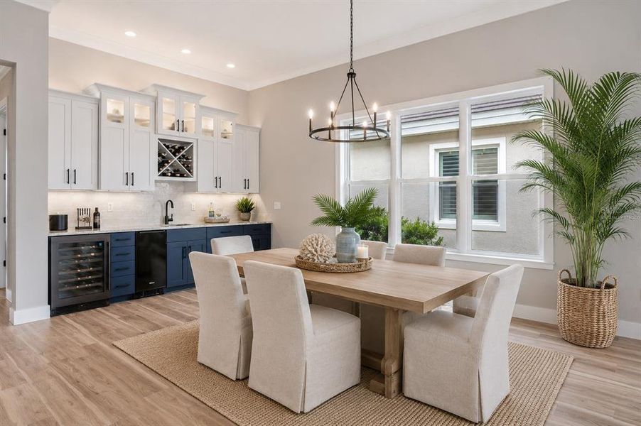 Furnished interior view inside a new home in , Palm Coast (Image 17).
