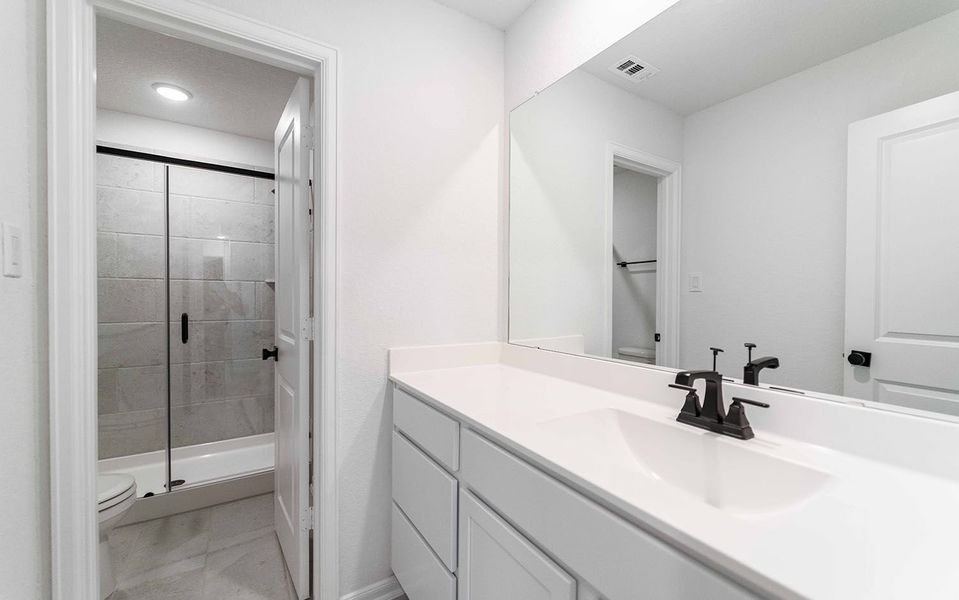 Furnished interior view inside a new home in Arcadia Ridge, San Antonio (Image 7).