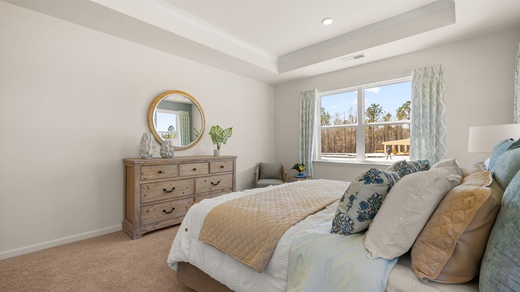 Representative furnished interior of a home built from the Denton by D.R. Horton in Jackson Landing, Jefferson (Image 18).