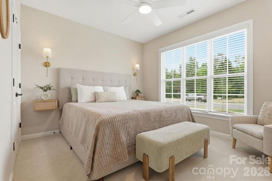 Furnished interior view inside a new home in , Charlotte (Image 18).