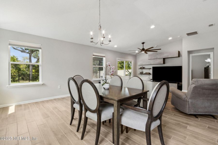 Furnished interior view inside a new home in River Glen, Yulee (Image 16). Furnished interior view inside a new home in River Glen, Yulee (Image 16).