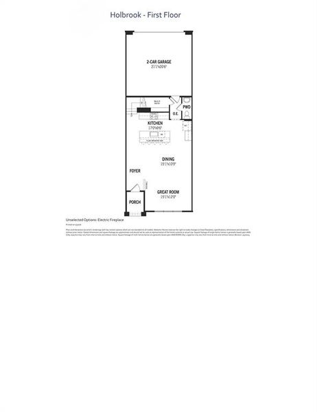 Holbrook - First Floor