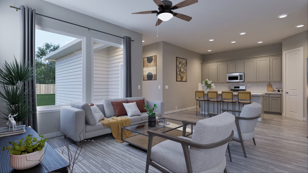 Representative furnished interior of a home built from the Shiner by Tricoast Homes in Sunterra 40, Katy (Image 16). Representative furnished interior of a home built from the Shiner by Tricoast Homes in Sunterra 40, Katy (Image 16).