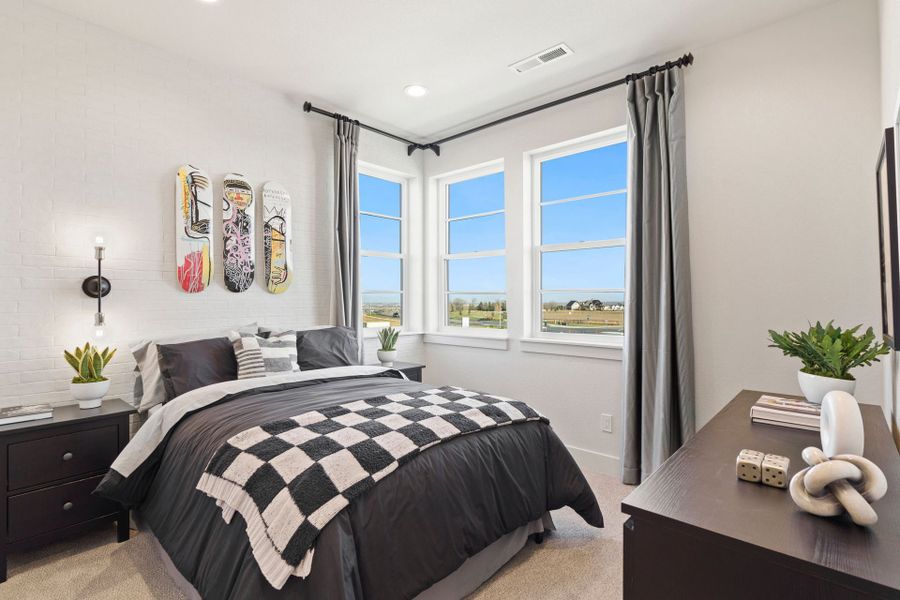 Representative furnished interior of a home built from the 4 by Trumark Homes in Festival at RainDance, Windsor (Image 13).