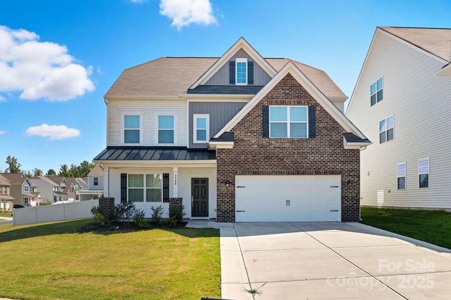 Front exterior of a new home in Walnut Creek: Enclave, Lancaster, SC, highlighting curb appeal (Image 14).