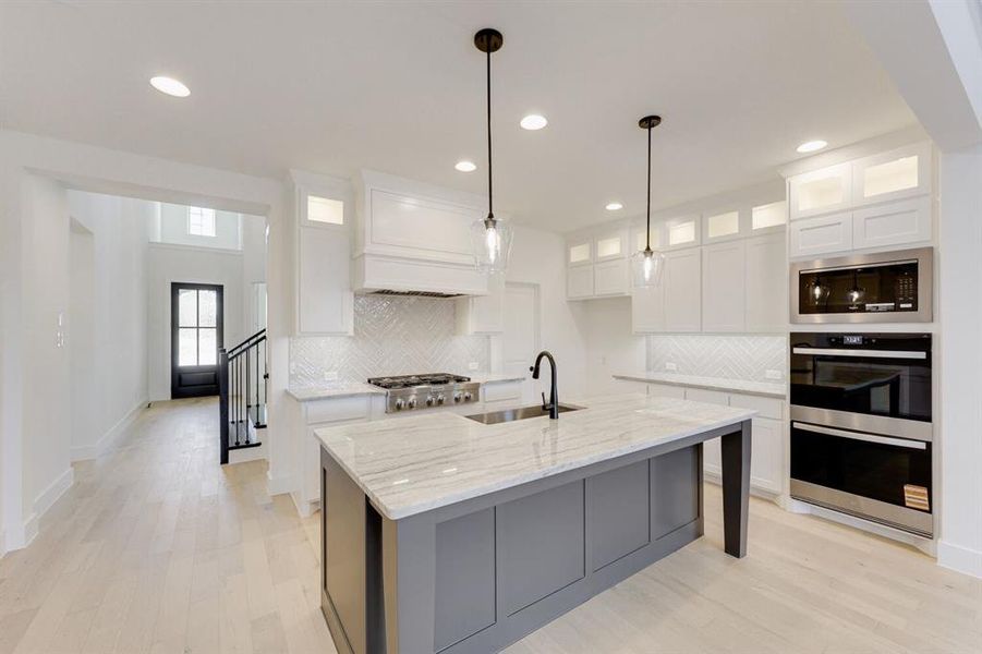 Furnished interior view inside a new home in BridgeWater, Midlothian (Image 5).