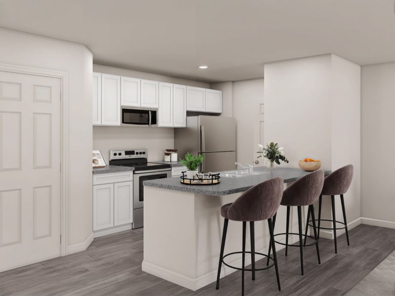 Furnished interior view inside a new home in Walnut Hills, La Grange (Image 5).