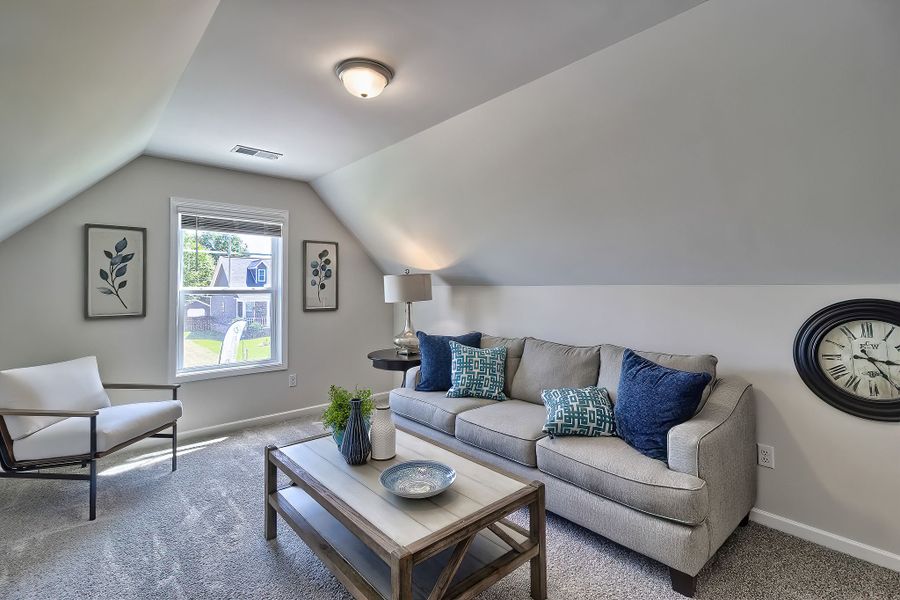 Furnished interior view inside a new home in Portrait Hills, Aiken (Image 27). Furnished interior view inside a new home in Portrait Hills, Aiken (Image 27).