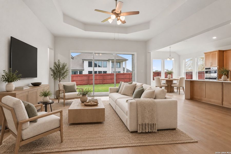 Furnished interior view inside a new home in Megan's Landing, Castroville (Image 14).