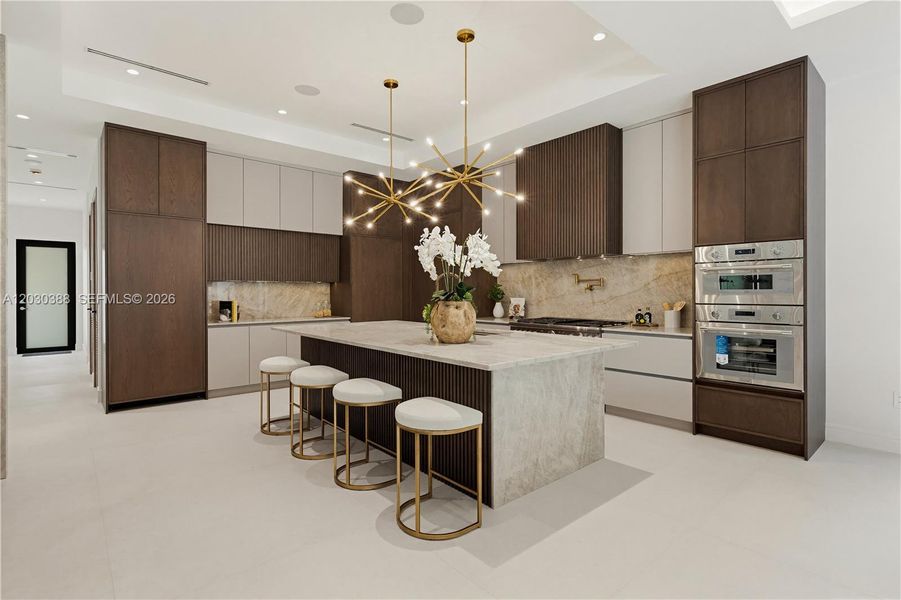 Furnished interior view inside a new home in , Miami (Image 5).