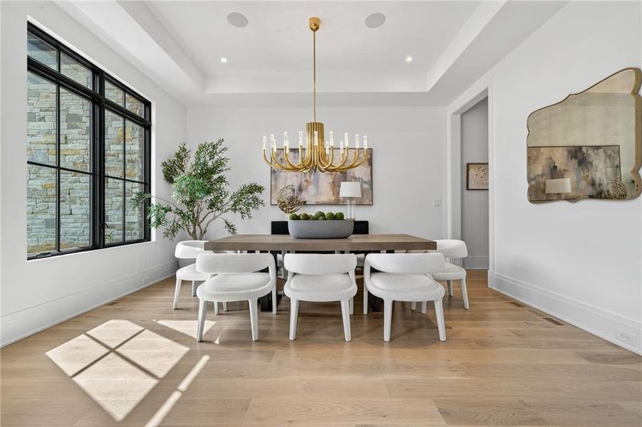 Furnished interior view inside a new home in , Atlanta (Image 16).