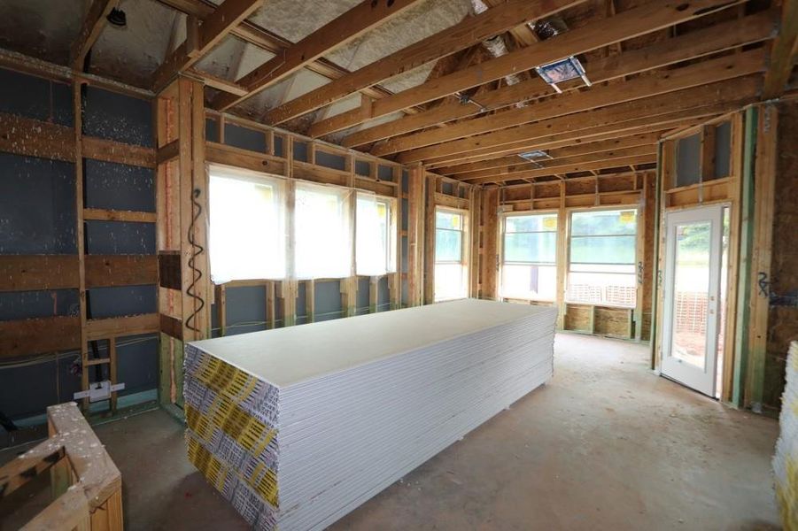 In-progress construction of a new home in Escondido 60' Homesites, Magnolia, TX (Image 27).