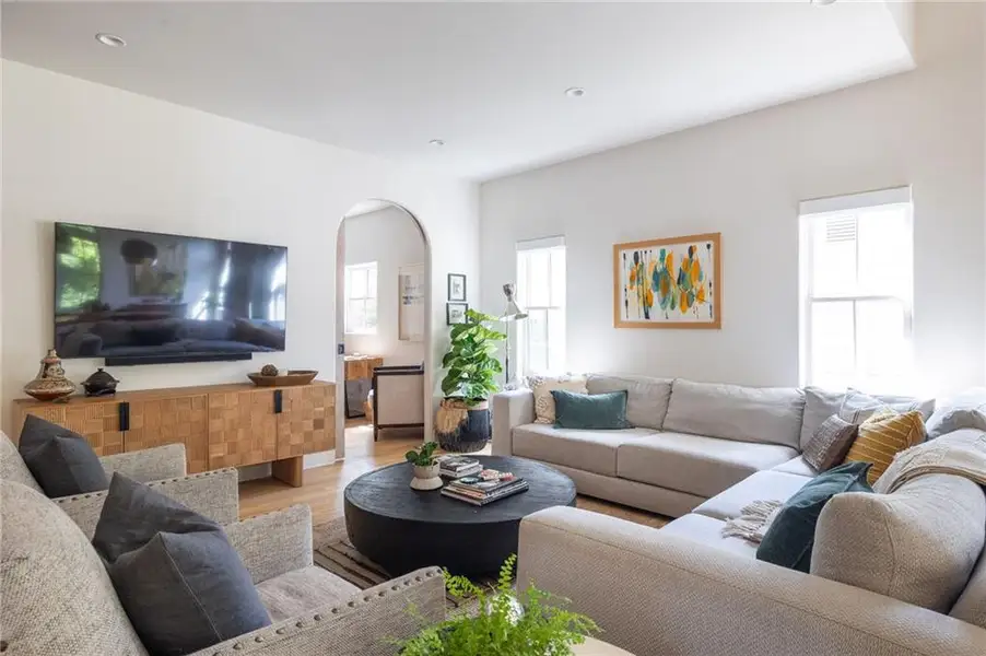 Furnished interior view inside a new home in , Decatur (Image 7).