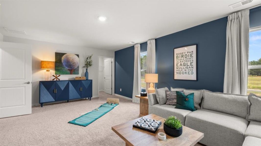 Furnished interior view inside a new home in Fairway 17 at Mirror Lake, Villa Rica (Image 19).