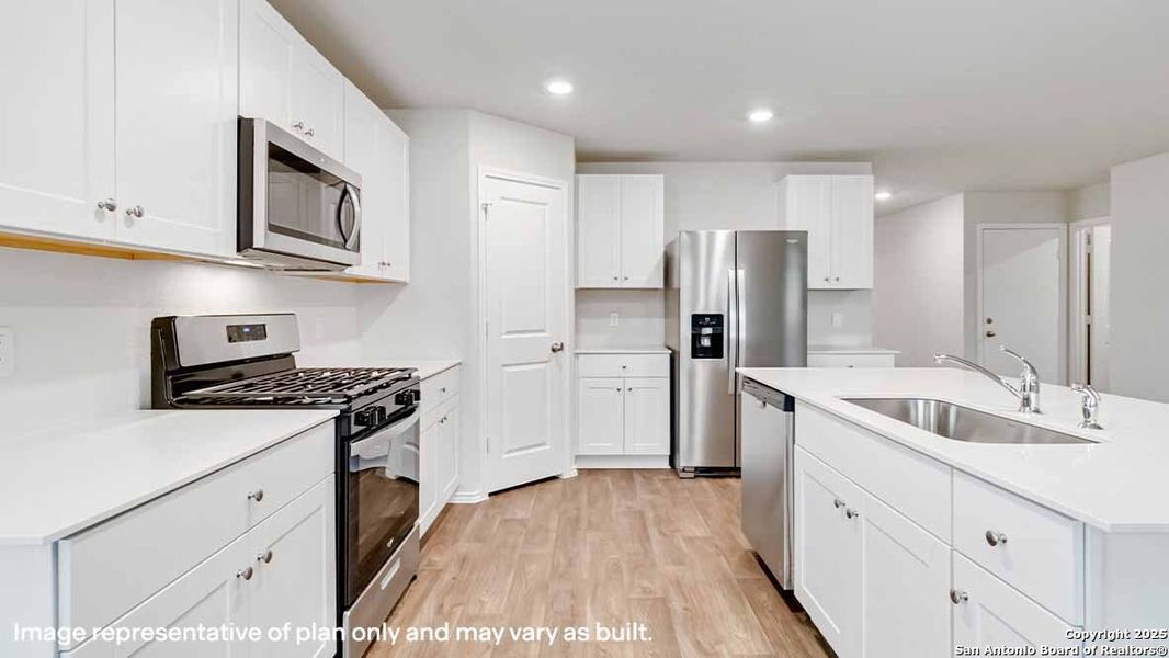 Furnished interior view inside a new home in Redbird Ranch, San Antonio (Image 6).