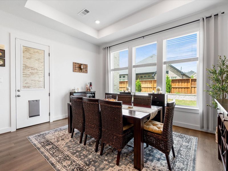 Furnished interior view inside a new home in , Spring (Image 32).