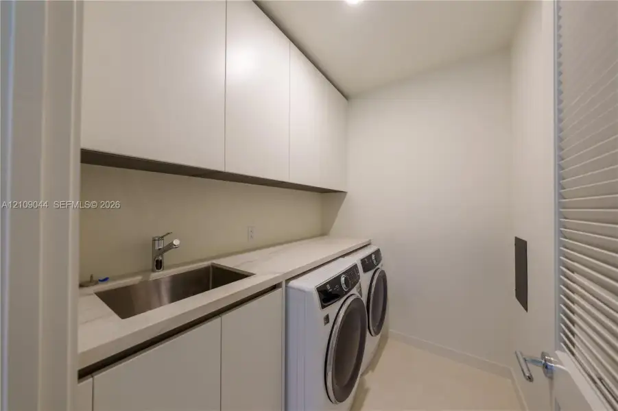 Furnished interior view inside a new home in , Miami (Image 10).