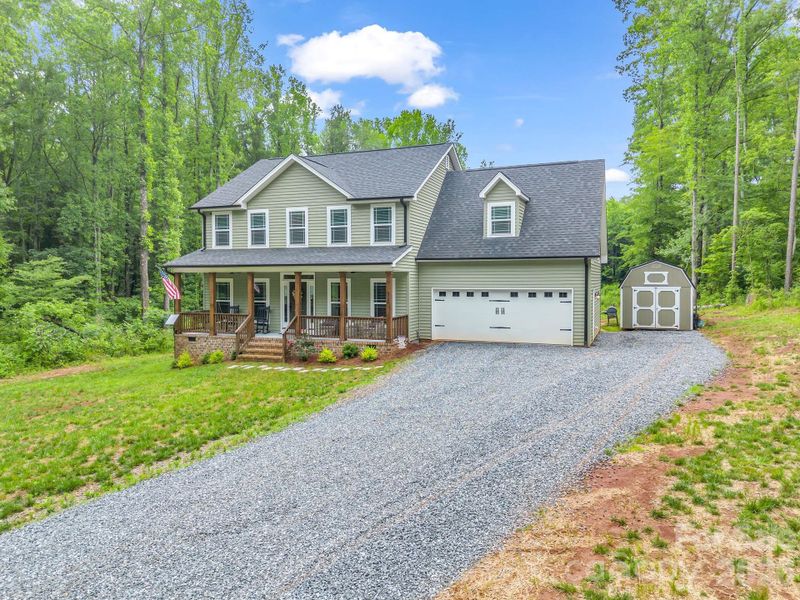 Front exterior of a new home in , Lincolnton, NC, highlighting curb appeal (Image 1). Front exterior of a new home in , Lincolnton, NC, highlighting curb appeal (Image 1).