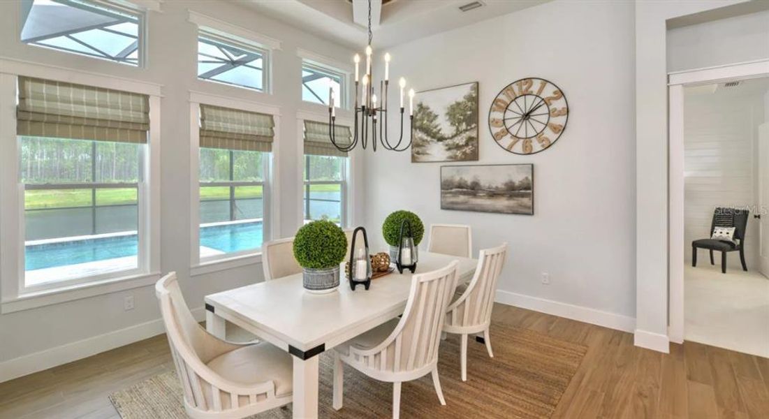Furnished interior view inside a new home in Plantation Bay, Ormond Beach (Image 12). Furnished interior view inside a new home in Plantation Bay, Ormond Beach (Image 12).