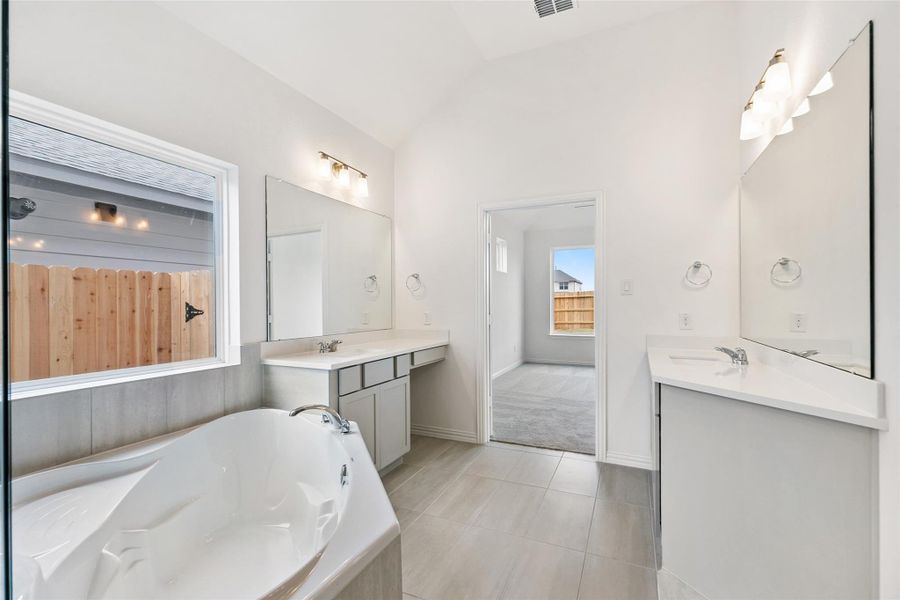 Furnished interior view inside a new home in Aldeana, Bonney (Image 15).