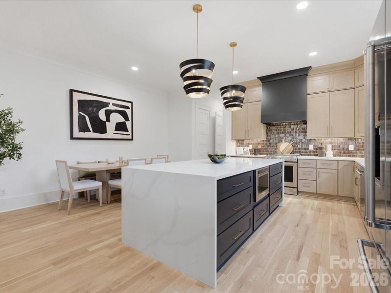Furnished interior view inside a new home in , Charlotte (Image 13).