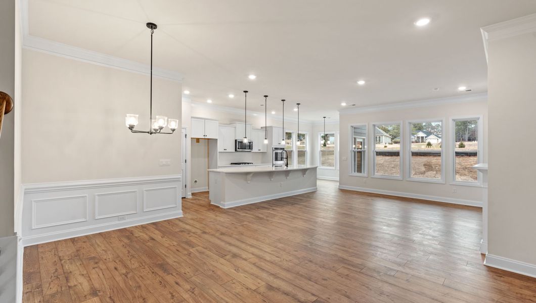 Representative furnished interior of a home built from the AZALEA by D.R. Horton in Whitehawk Meadows, Travelers Rest (Image 6).