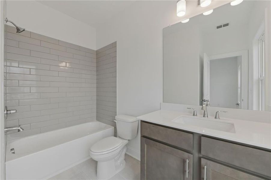 Furnished interior view inside a new home in , Buford (Image 12).