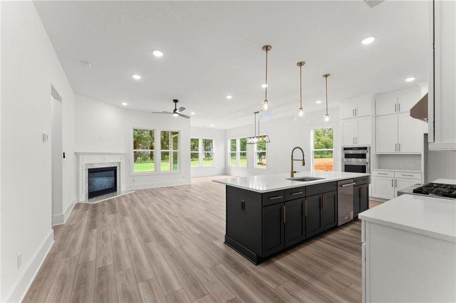Furnished interior view inside a new home in Hillgrove Preserve, Powder Springs (Image 38).