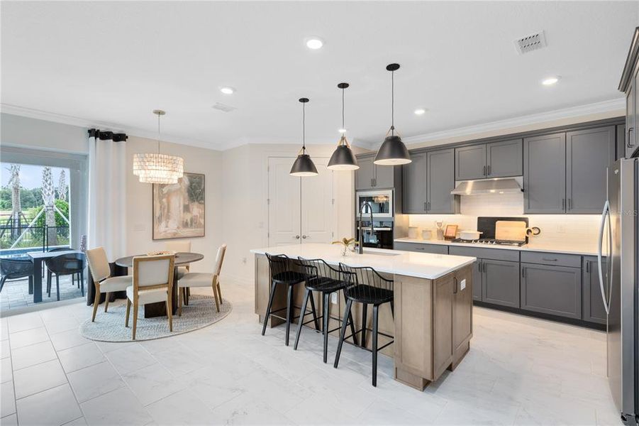 Furnished interior view inside a new home in Foothills Preserve, Mount Dora (Image 6).