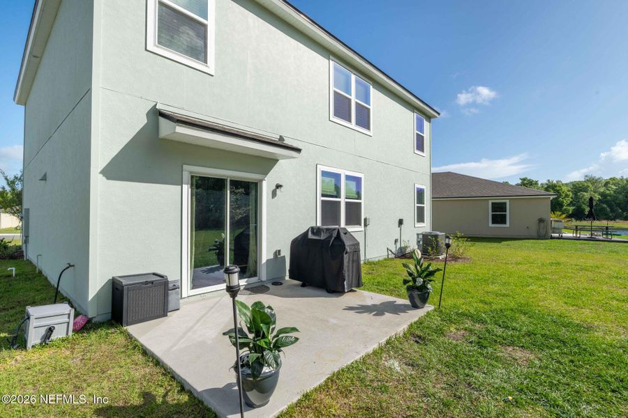 Exterior details and patio area of a home in Entrada, St. Augustine (Image 25). Exterior details and patio area of a home in Entrada, St. Augustine (Image 25).