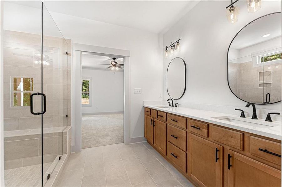 Furnished interior view inside a new home in , Jefferson (Image 9).