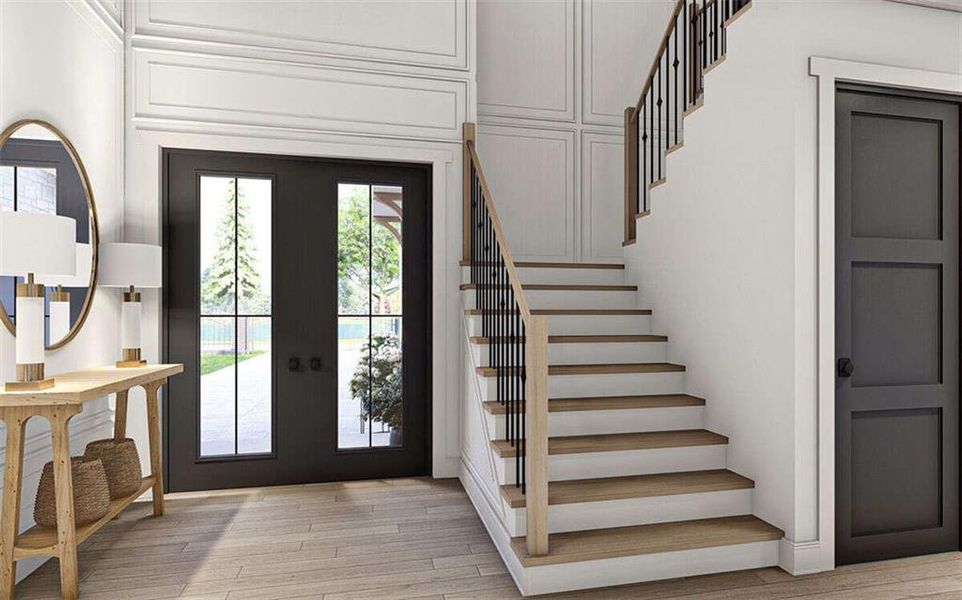 Furnished interior view inside a new home in , Marietta (Image 16).