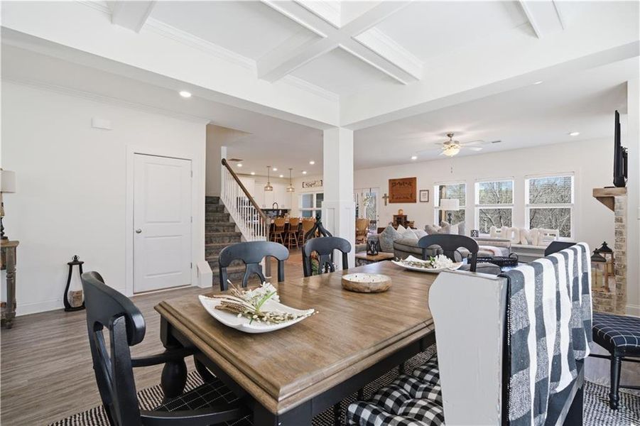 Furnished interior view inside a new home in , Dallas (Image 17).