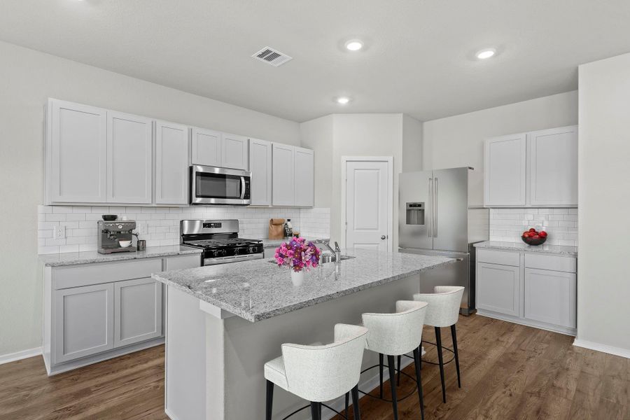 Furnished interior view inside a new home in Laurel Landing, Alvin (Image 13).