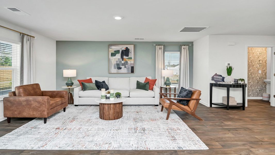 Furnished interior view inside a new home in Grand Oaks, Columbia (Image 15).