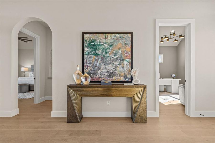 Furnished interior view inside a new home in , Northlake (Image 6).