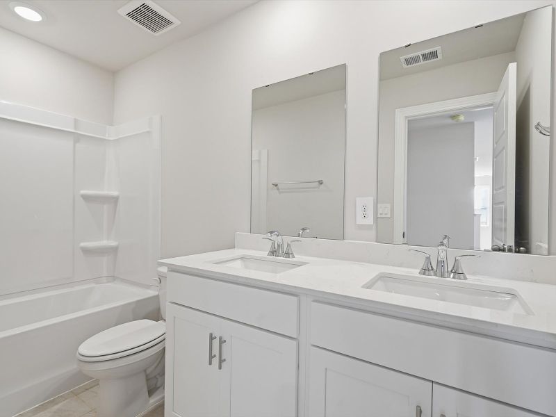 Furnished interior view inside a new home in Southwell Commons, Anderson (Image 4).
