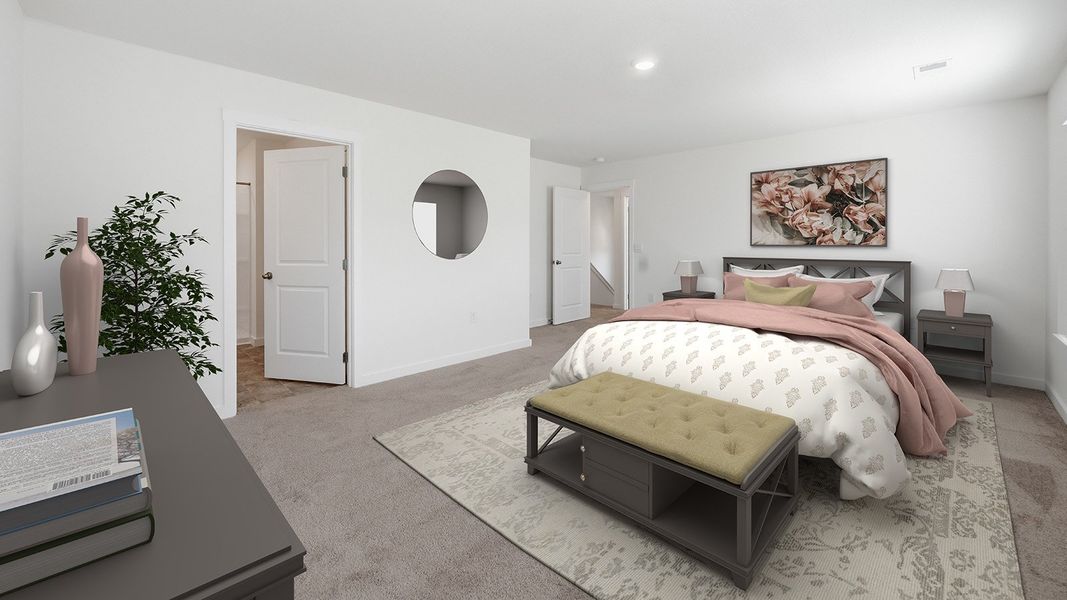 Furnished interior view inside a new home in Emory Creek, Harriman (Image 5).